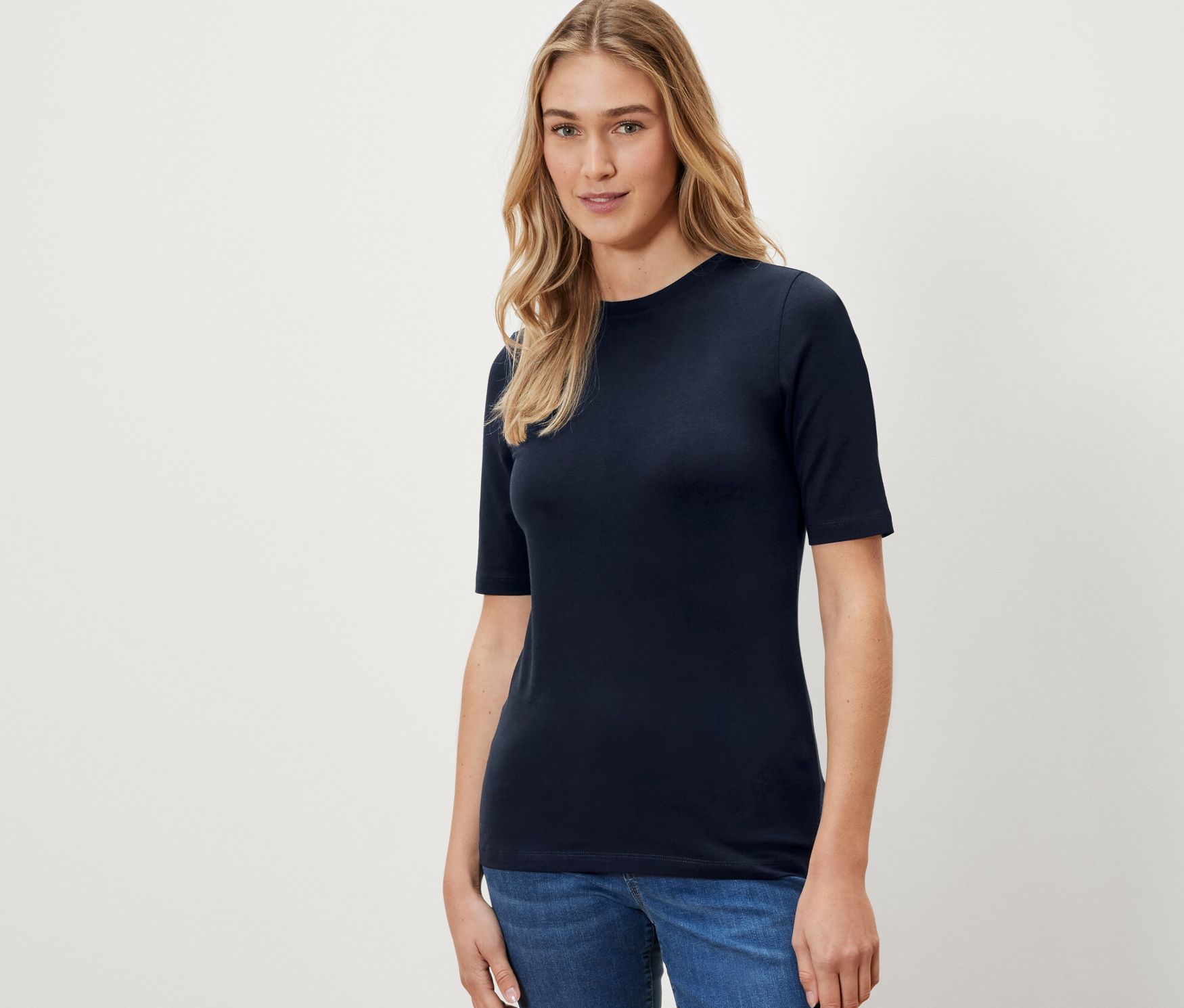 Thumbnail - Tchibo - Halbarmshirt - Damen - Gr. XXL - dunkelblau