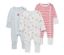 3 Baby-Pyjamas, maritim - maritim