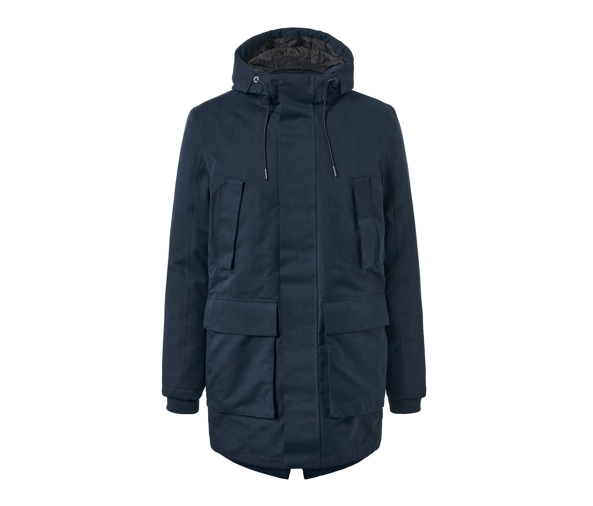 Parka - Herren - Gr. L - blau - blau