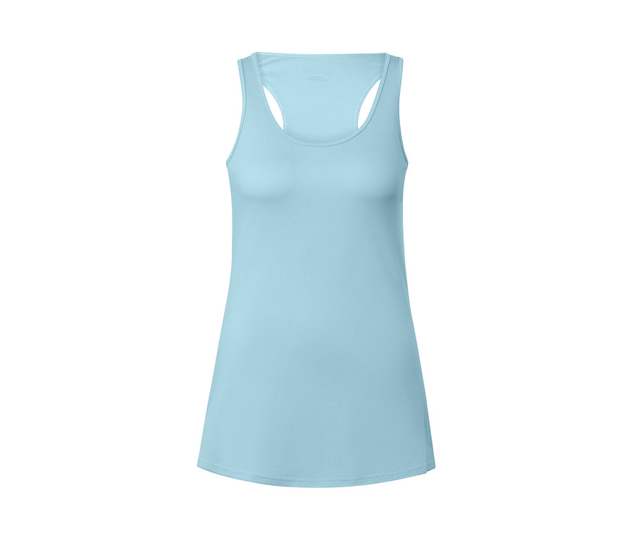 Helles 2-in-1-Langarm-Sportshirt.