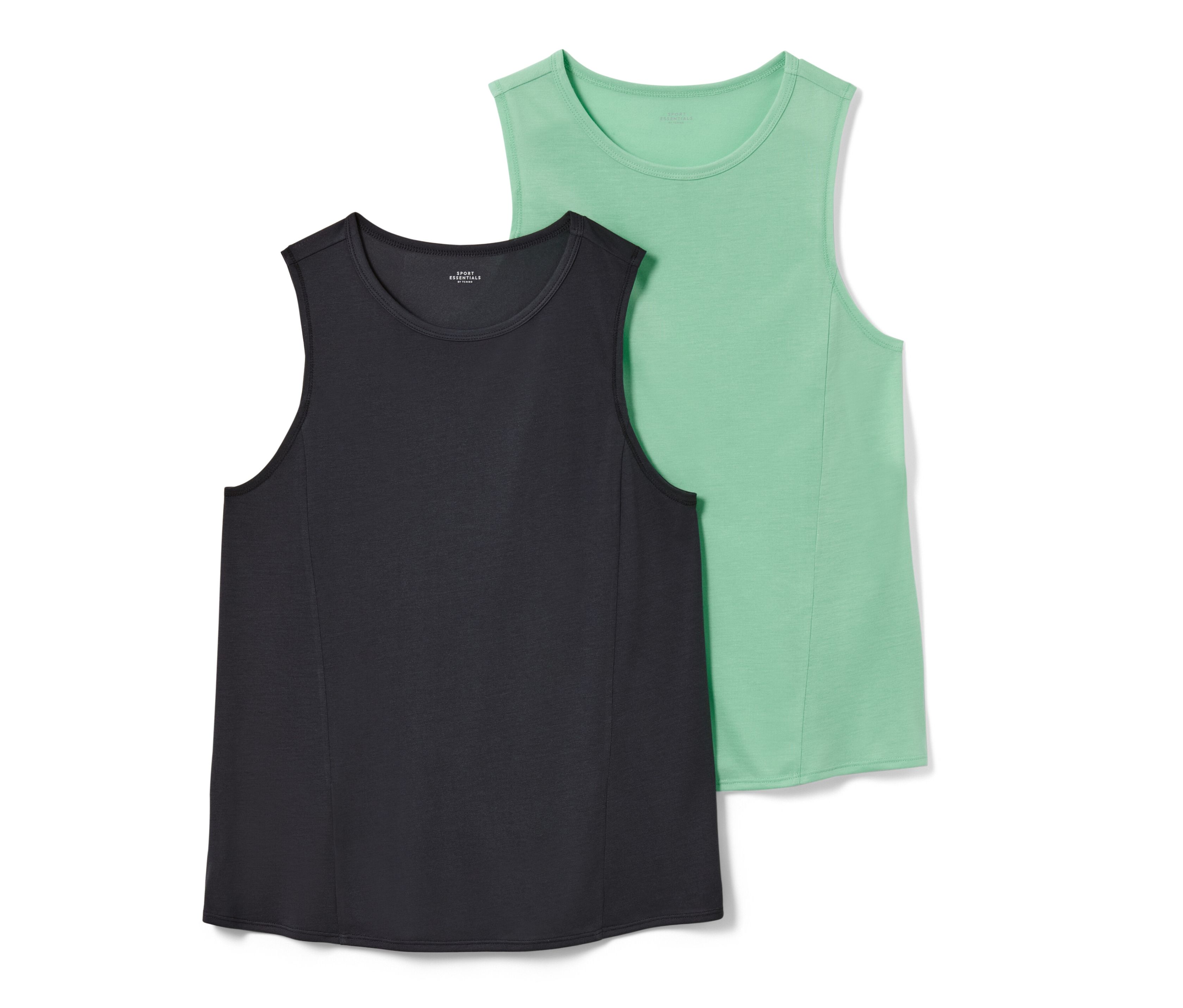 Tchibo - 2 Sport-Tops - Damen - Gr. M - anthrazit