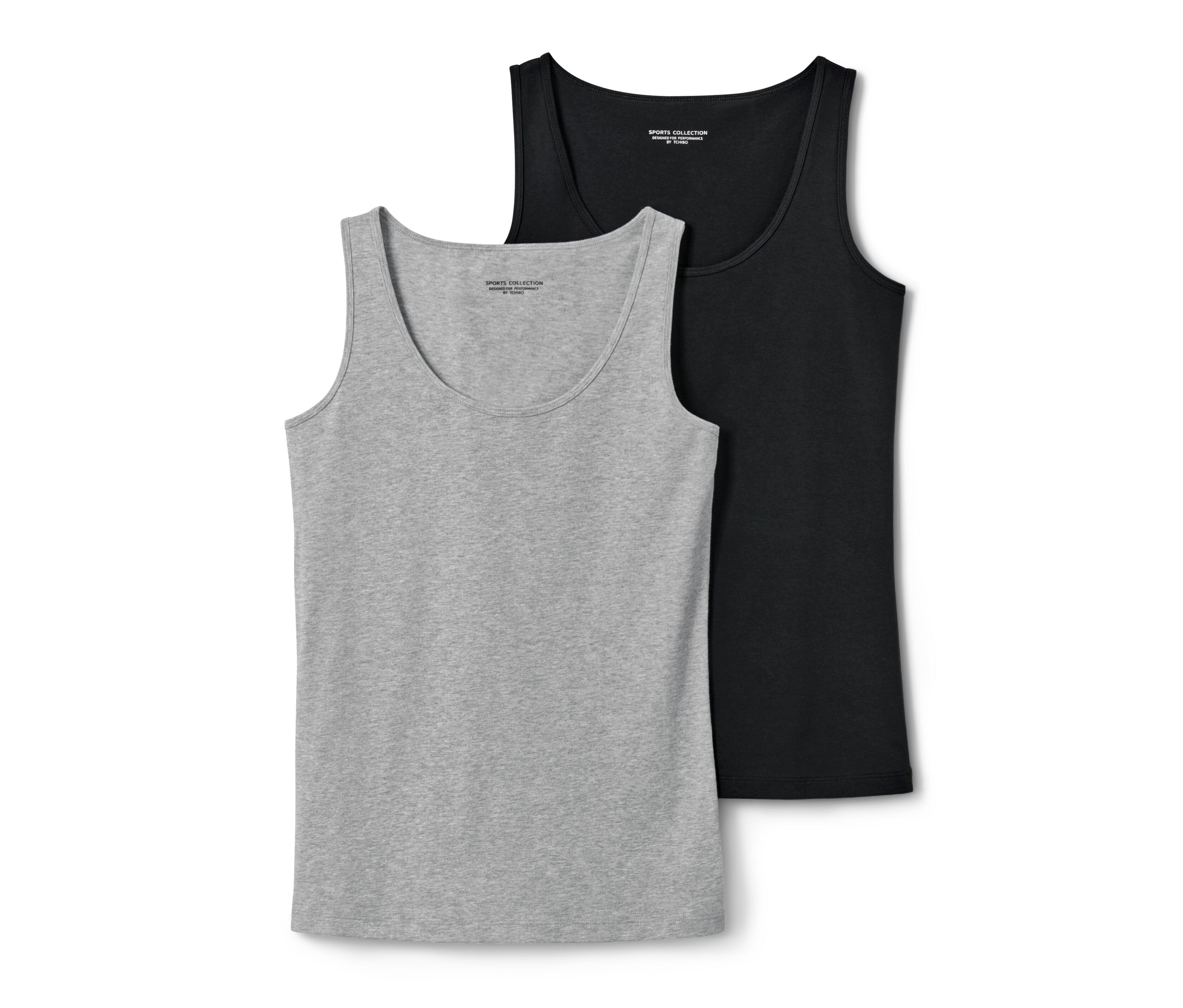 Tchibo - 2 Tops - Damen - Gr. XS - schwarz