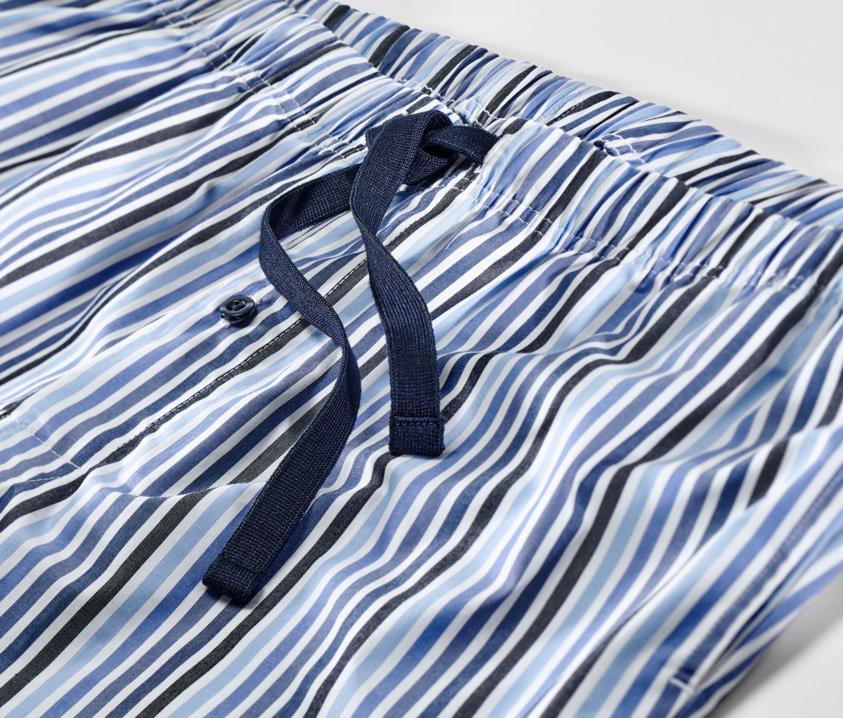 Thumbnail - Tchibo - Shorty-Pyjama - Herren - Gr. XL - weiß/gestreift
