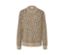 Ein bedruckter Strickpullover.