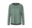 Salbeifarbenes 2-in-1-Sportshirt.