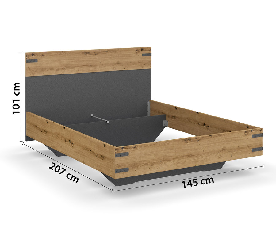 rauch Bett »Butte«, 140x200 cm.