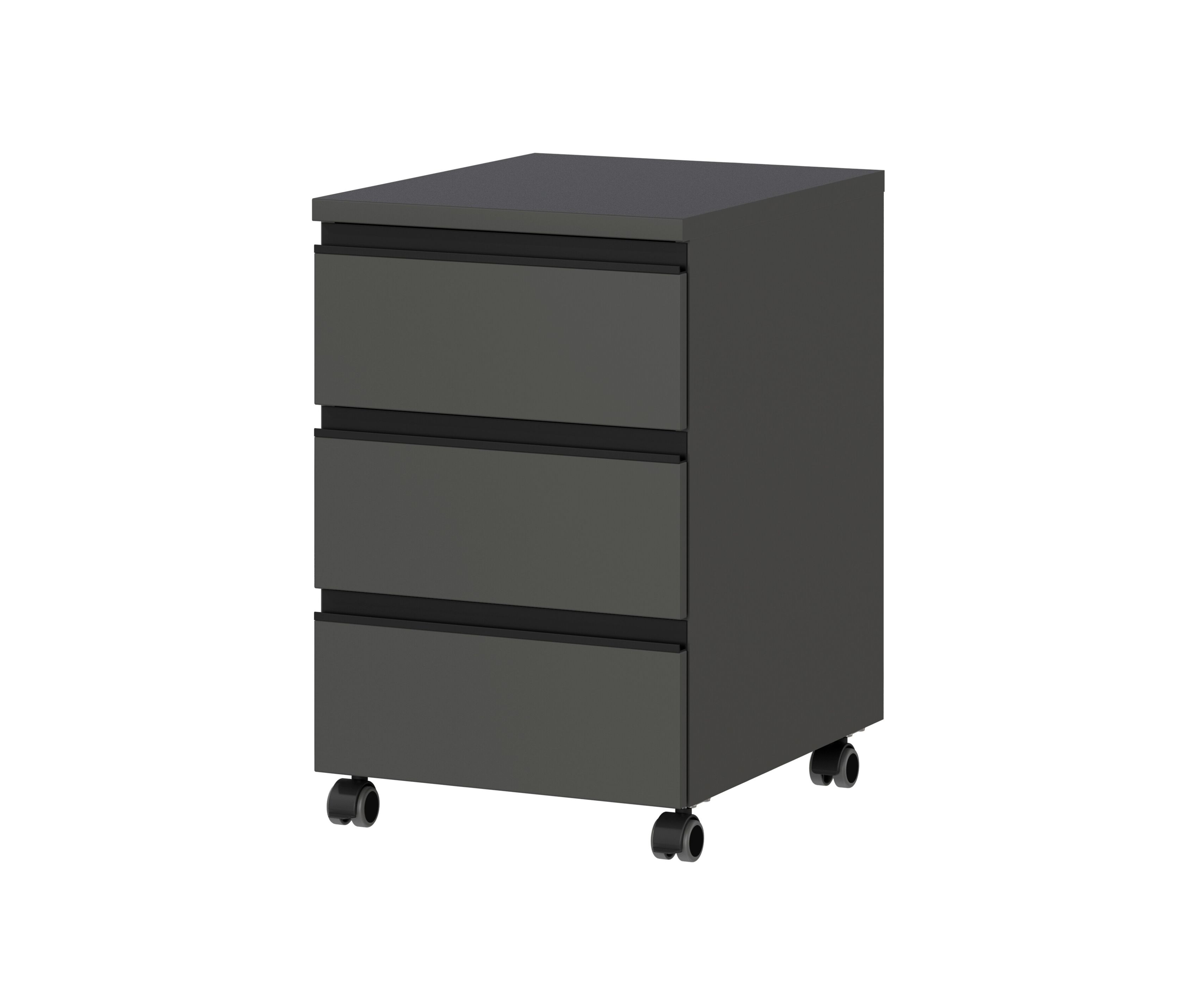 Tchibo - Rollcontainer »Bedano« - 40x50x63cm - grau - Holz