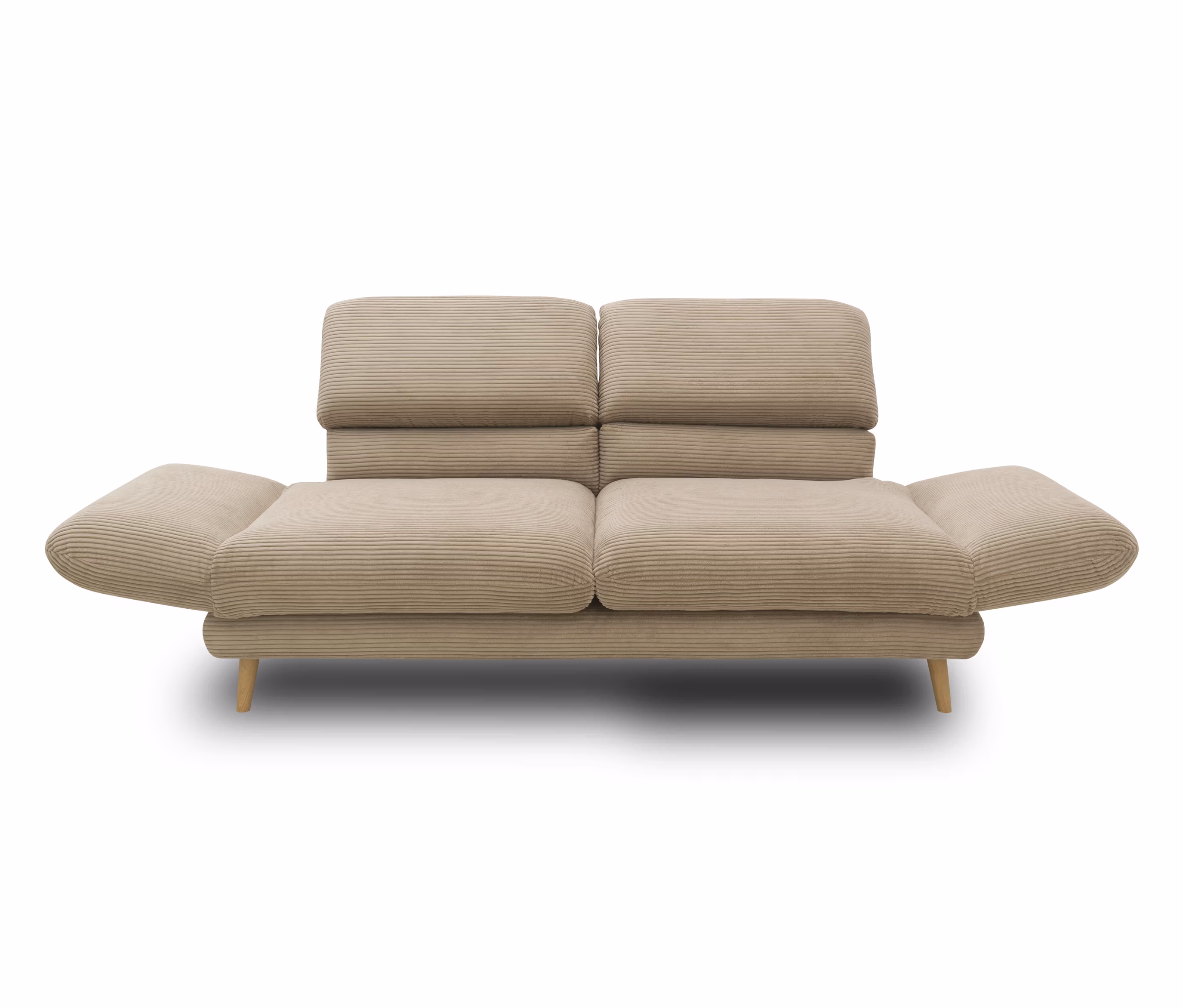 Domo 2-Sitzer »Malaga« - 180x98x92cm - taupe -
