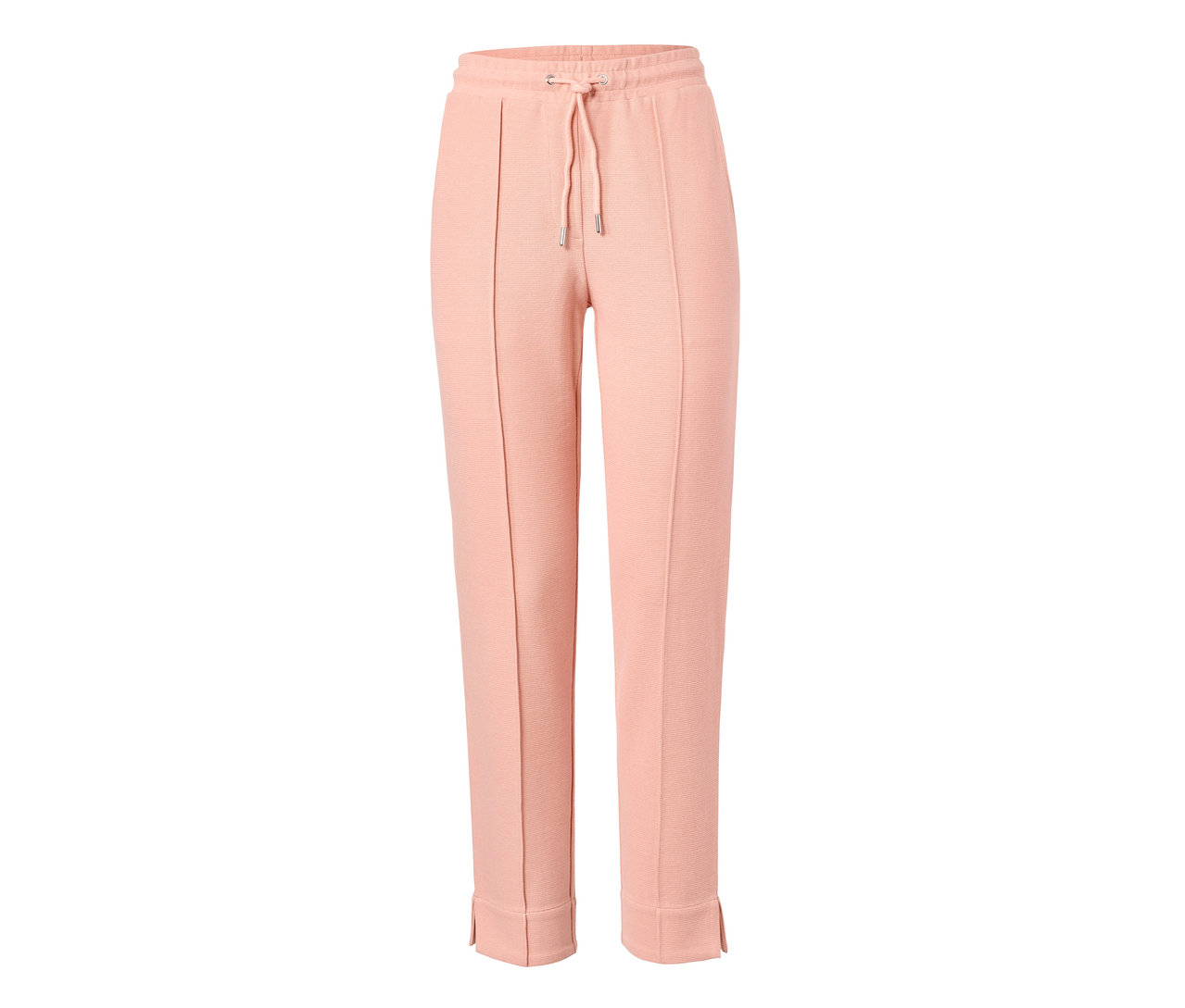 Pfirsichfarbene Joggpants.