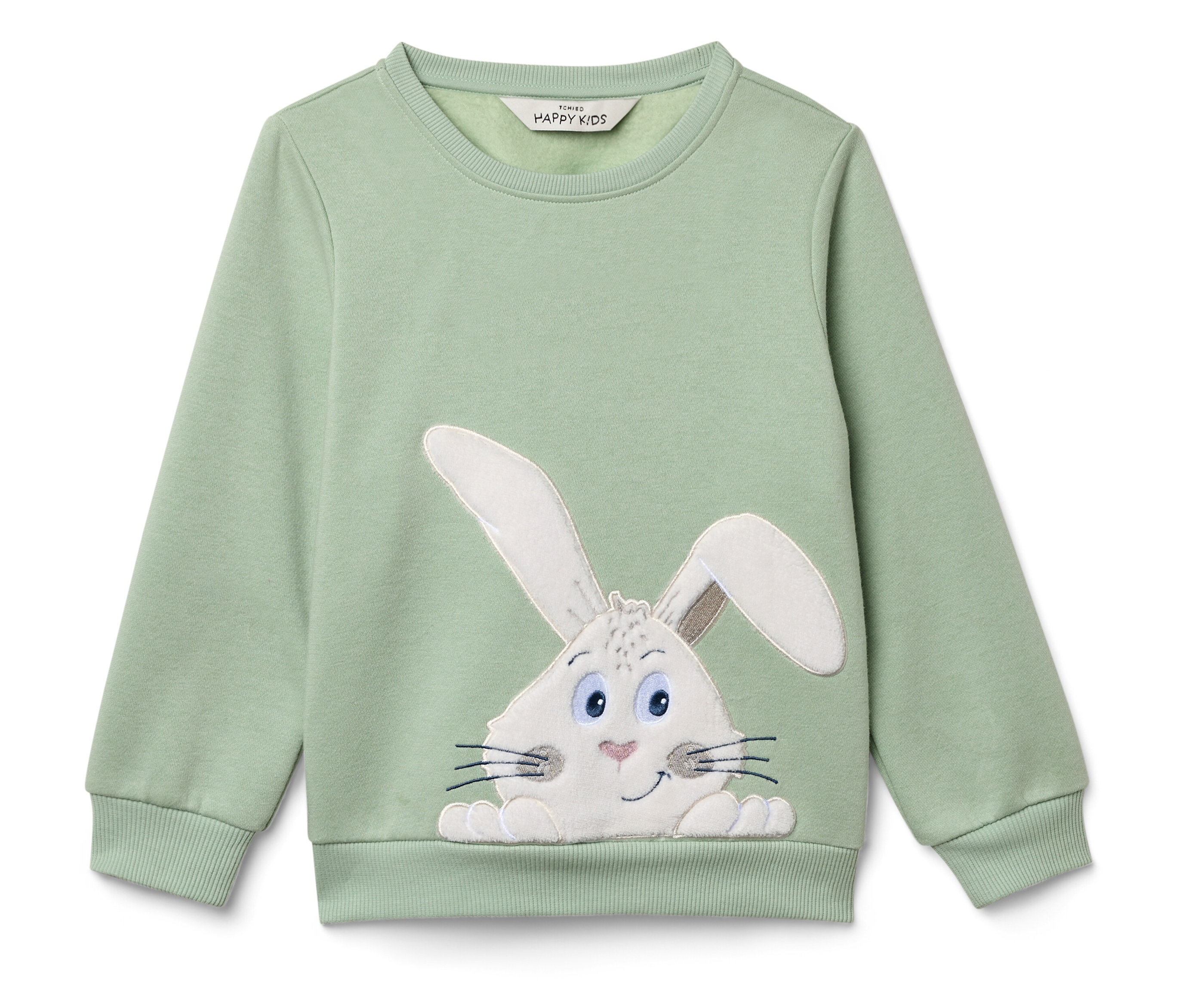Tchibo - Sweatshirt mit angerauter Innenseite - Jungen - Gr. 98/104 - mintgrün - Baumwolle / Polyester