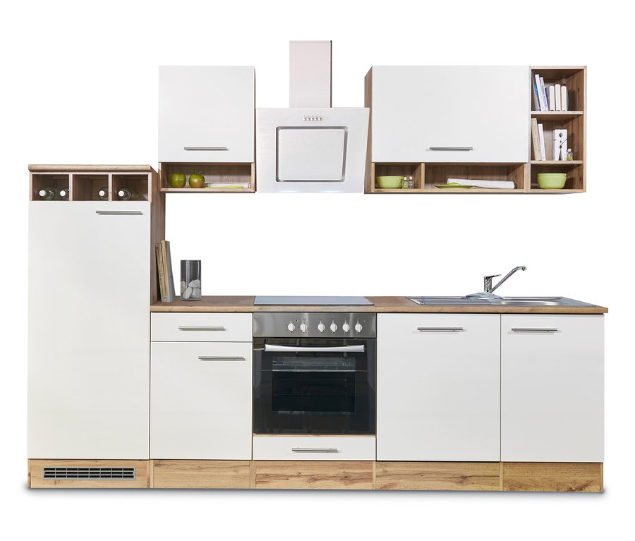Respekta-Economy-Küchenblock, Wildeiche, ca. 280 cm.