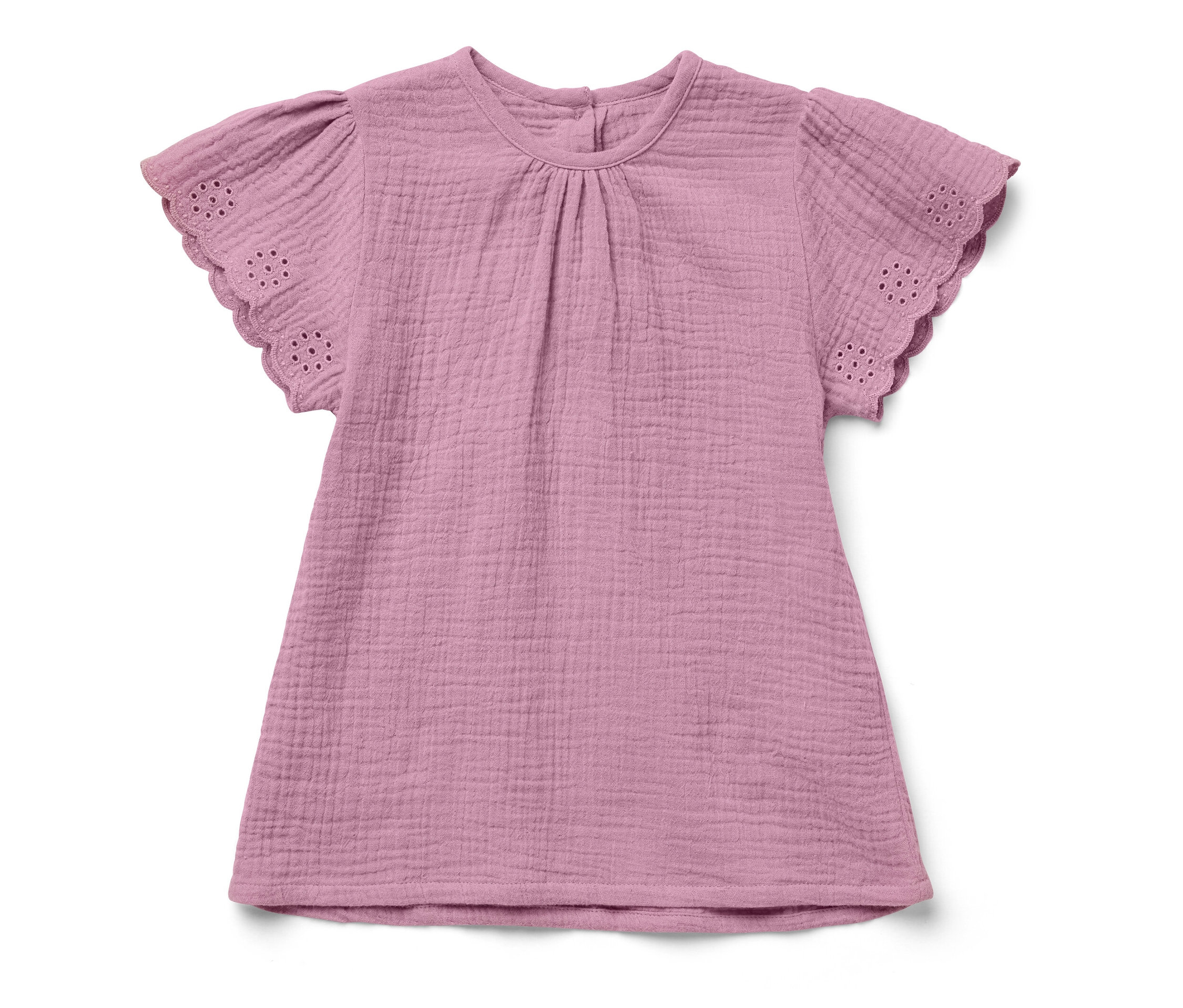 Tchibo - Kinder-Musselin-Shirt - Mädchen - Gr. 122/128 - rosa