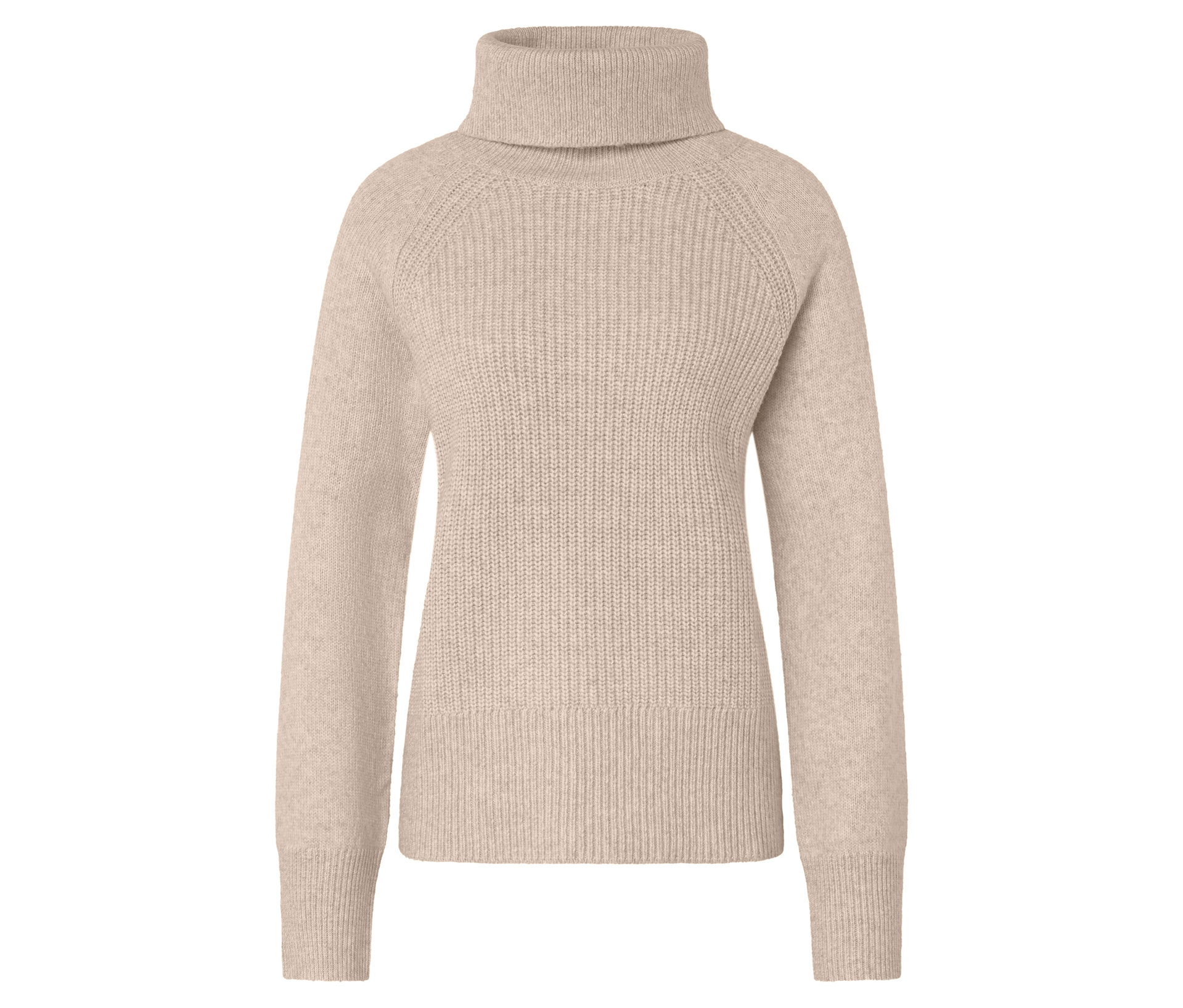 Rollkragenpullover - Damen - Gr. S - weiß - weiß
