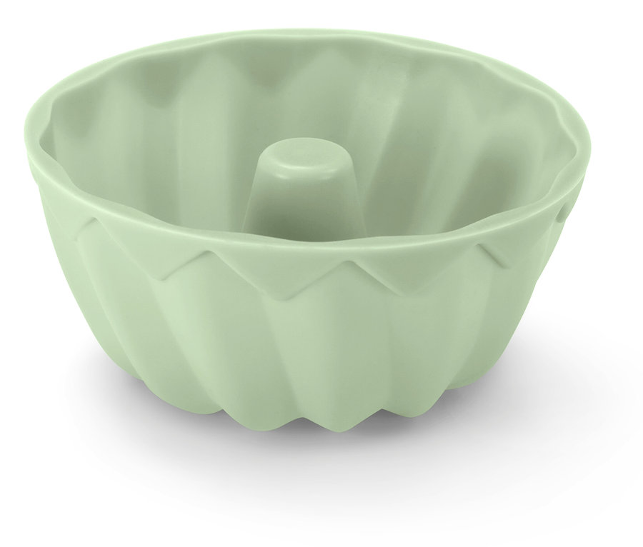 Hellgrüne Gugelhupfform.