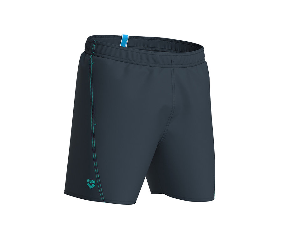 Graue Arena Badeshorts Fundamentals Logo.