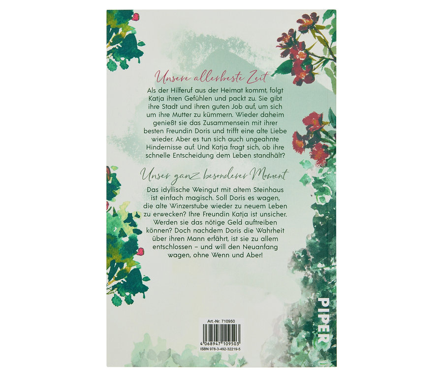 Cover des Doppelromans »Unsere allerbeste Zeit« und »Unser ganz besonderer Moment«.