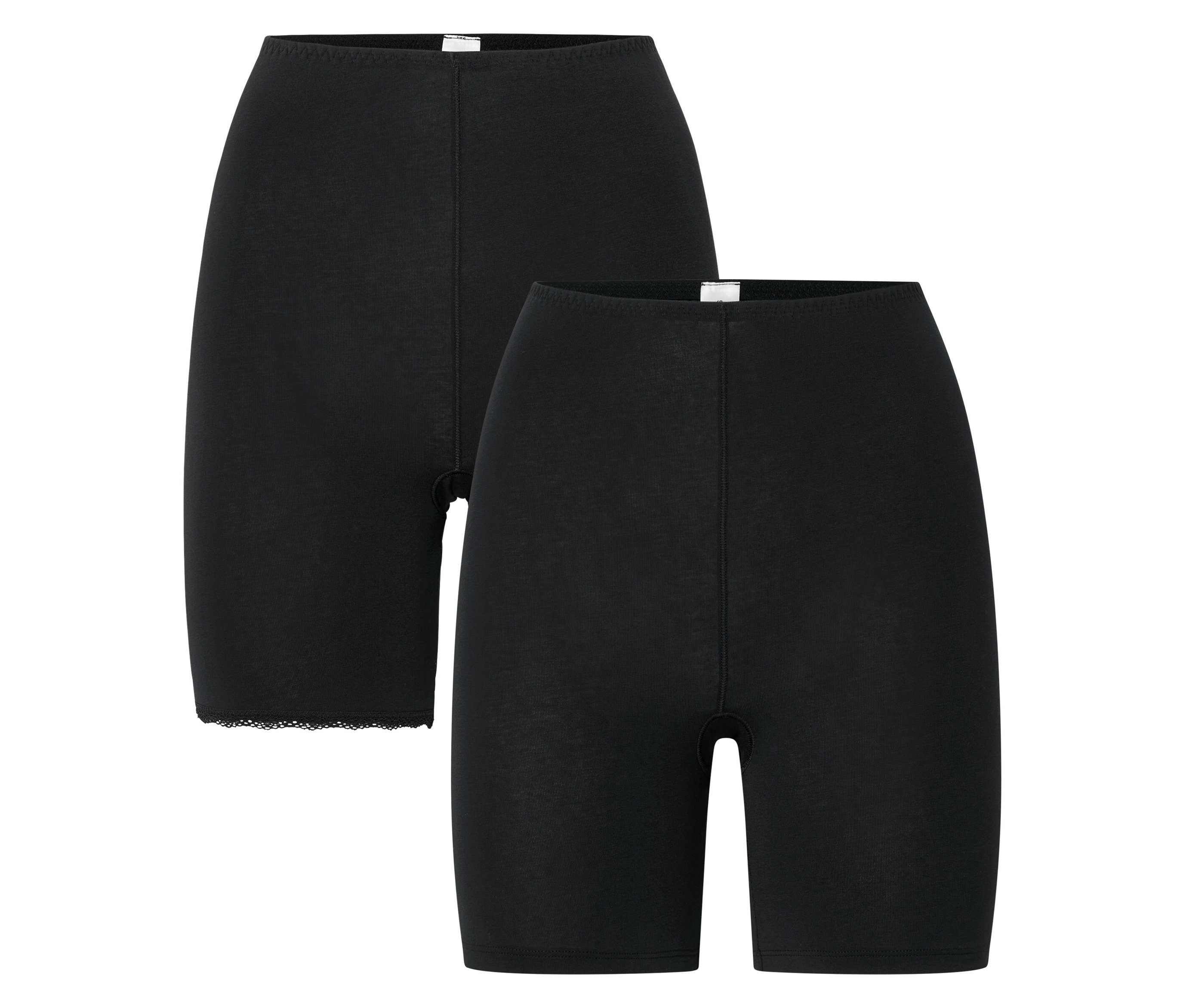 Radler-Shorts - Damen - Gr. L - schwarz - schwarz