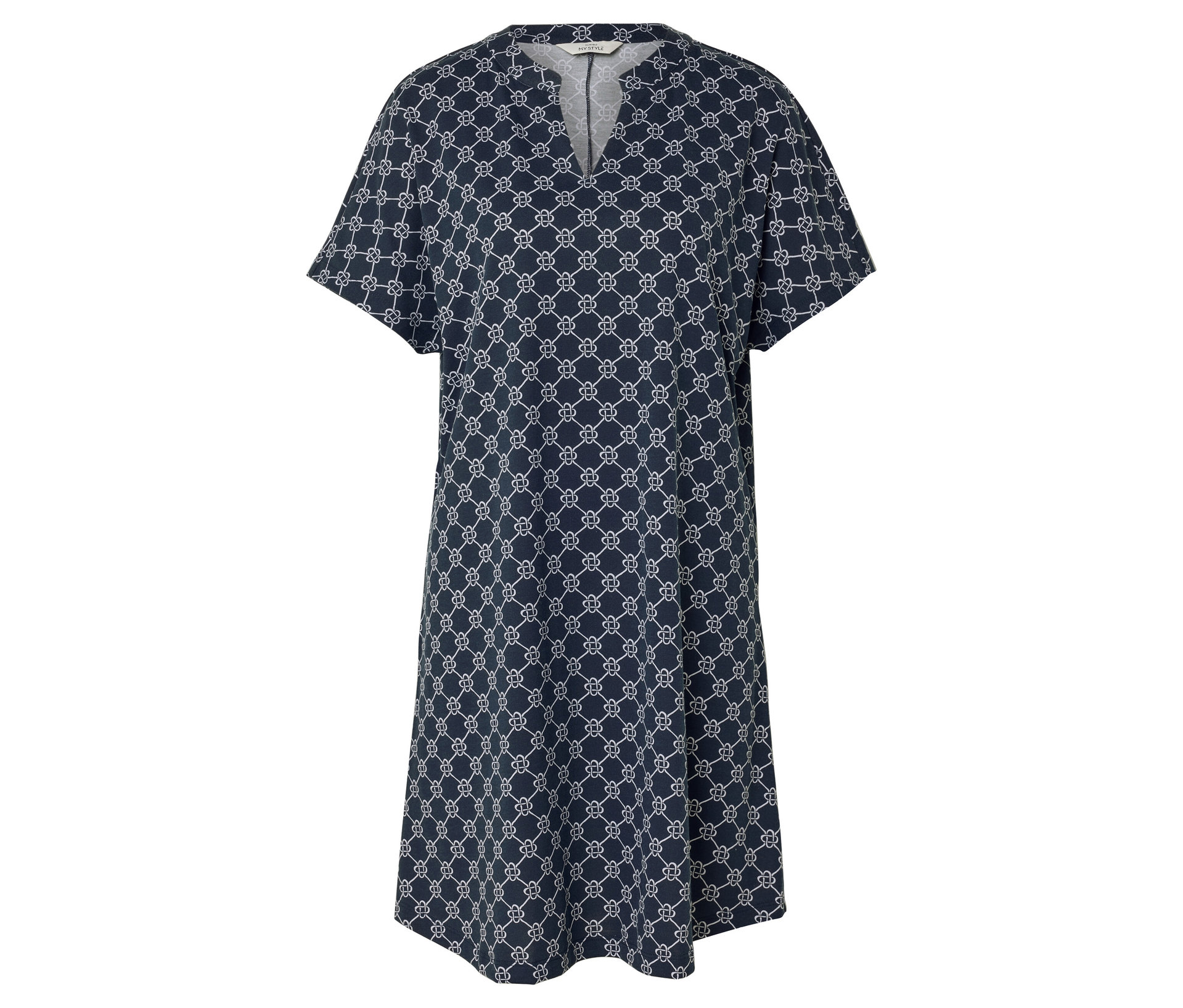 Jerseykleid - Damen - Gr. XL - dunkelblau - dunkelblau