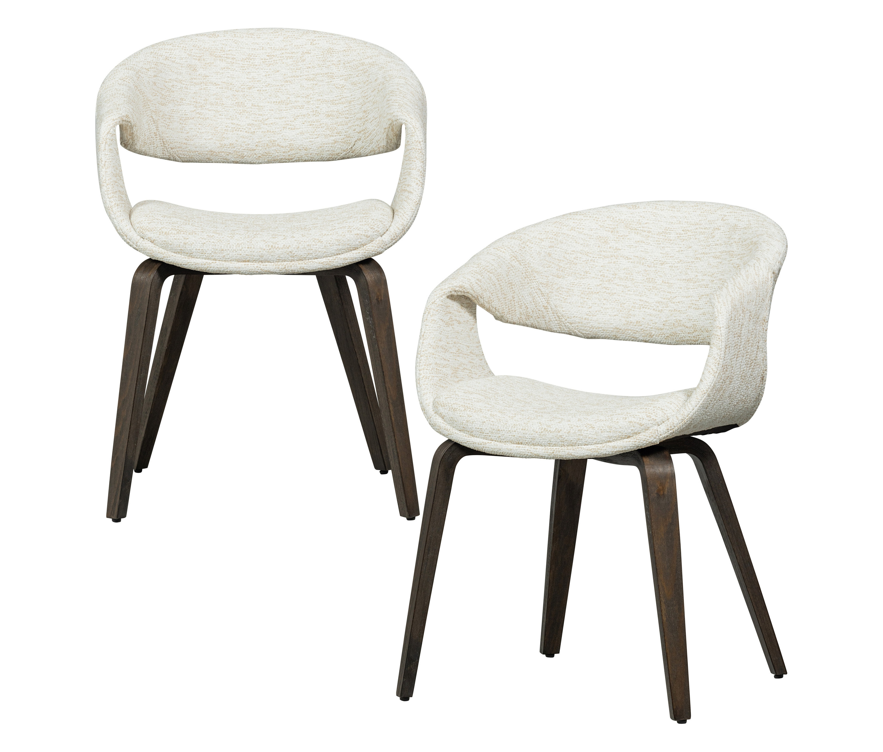 Tchibo - Woood Esszimmerstuhl mit Holzfuß »Yossi« - 57x57x78cm - naturfarben - Holz / Polyester