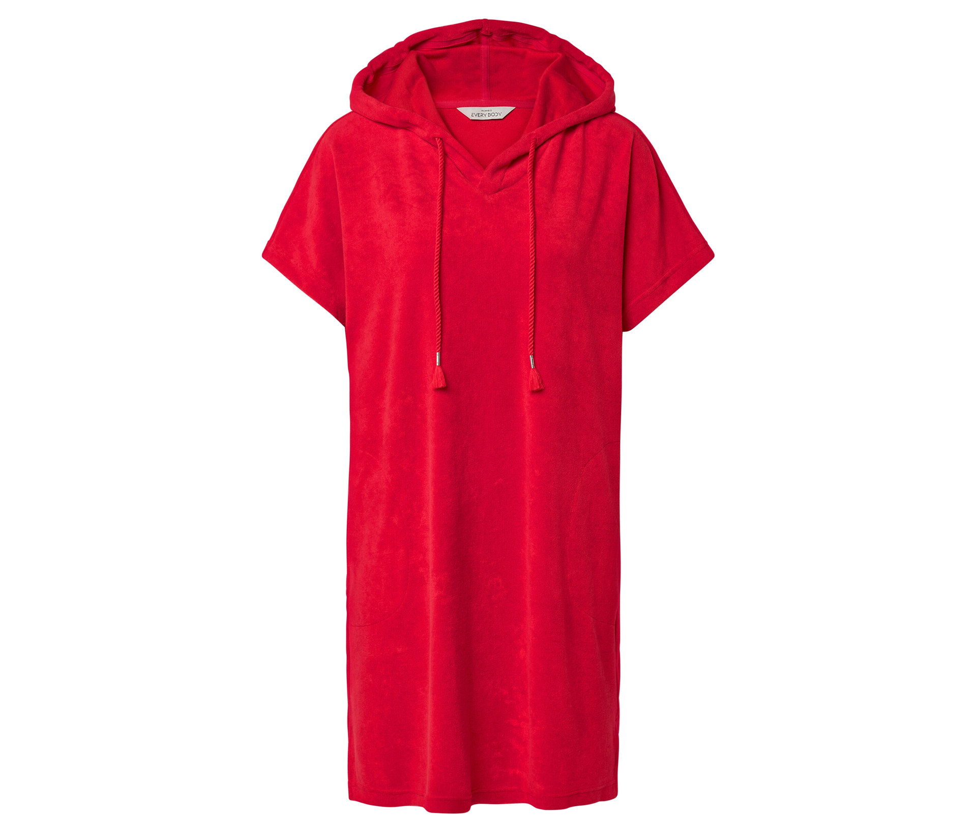 Frottee-Strandkleid - Damen - Gr. XL - rot - rot