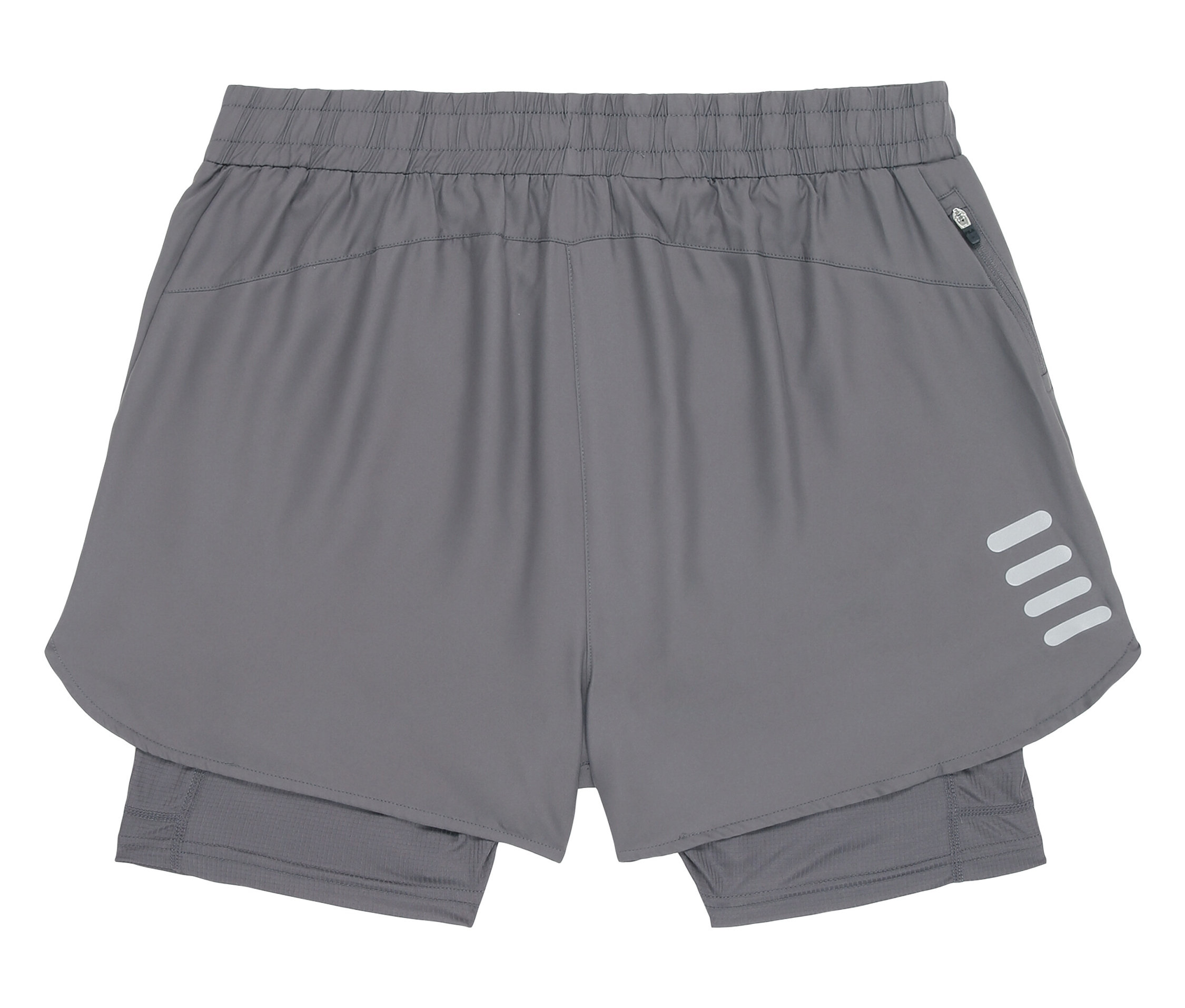 Herren-Funktionsshorts - Herren - Gr. XXL - grau - grau
