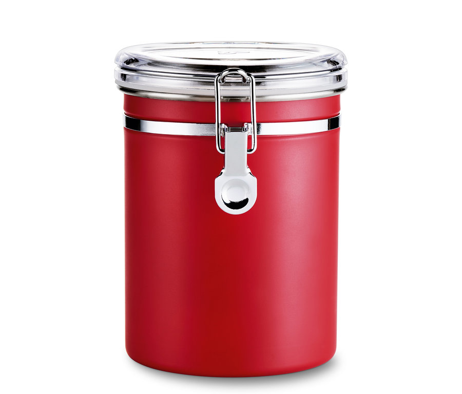Eine rote Aromadose.