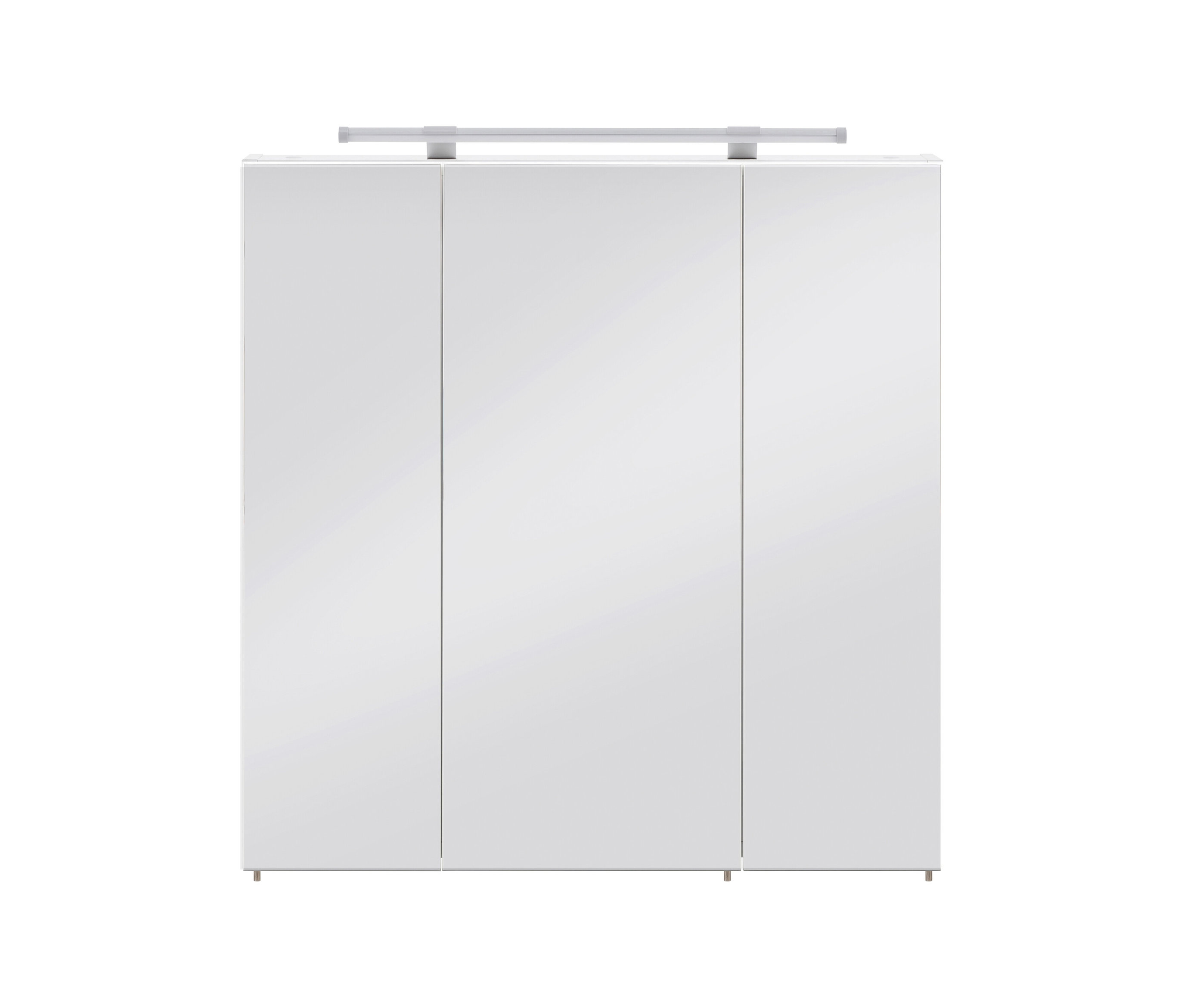Tchibo - Spiegelschrank »Dorina« mit Licht - 70x16x75,7cm - weiß -