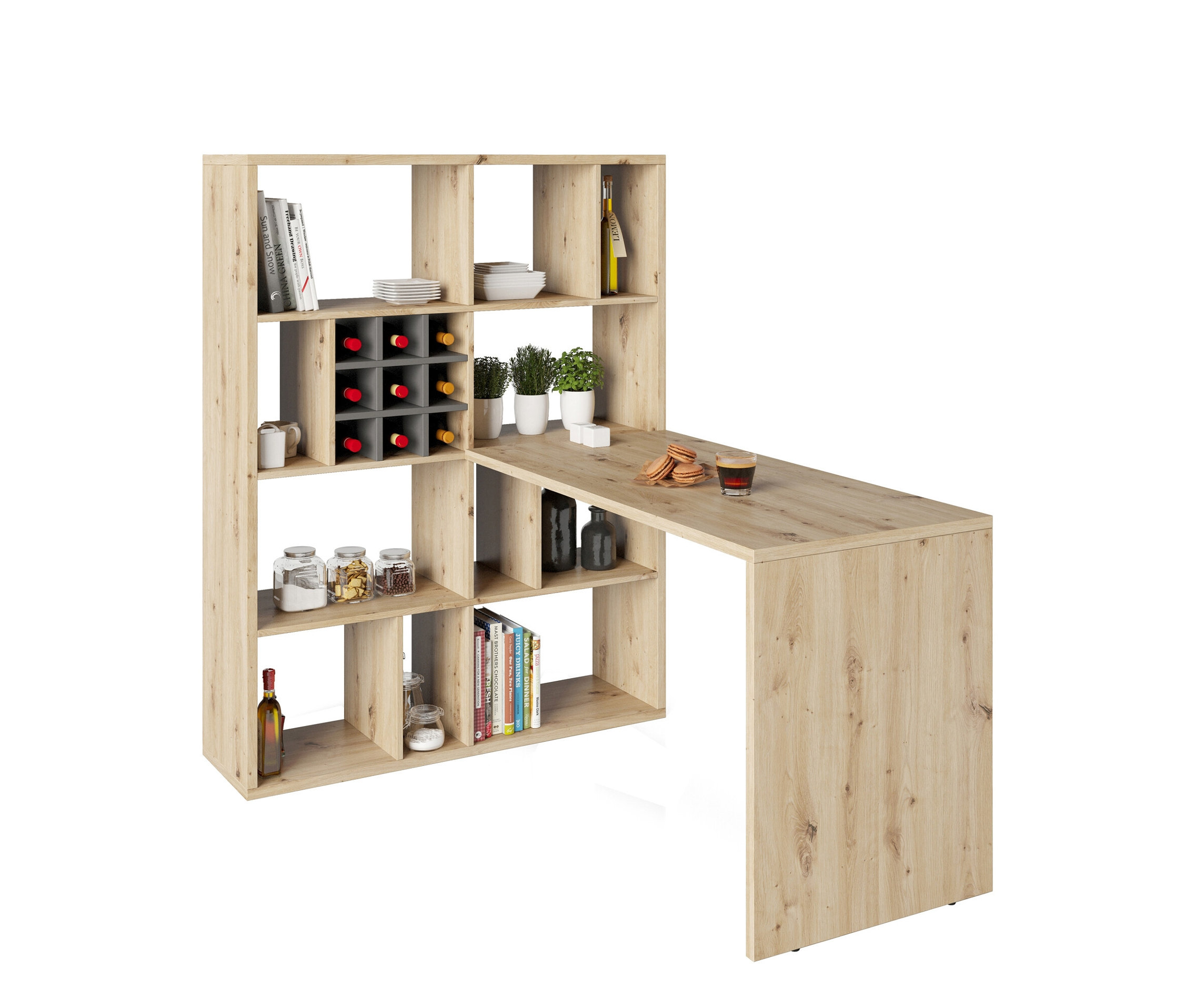 Roba Set - 120x57,9x75cm - braun -