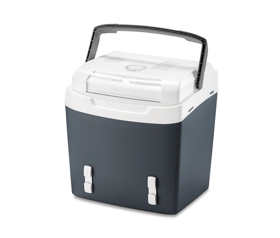 Eine große Auto-Kühlbox.