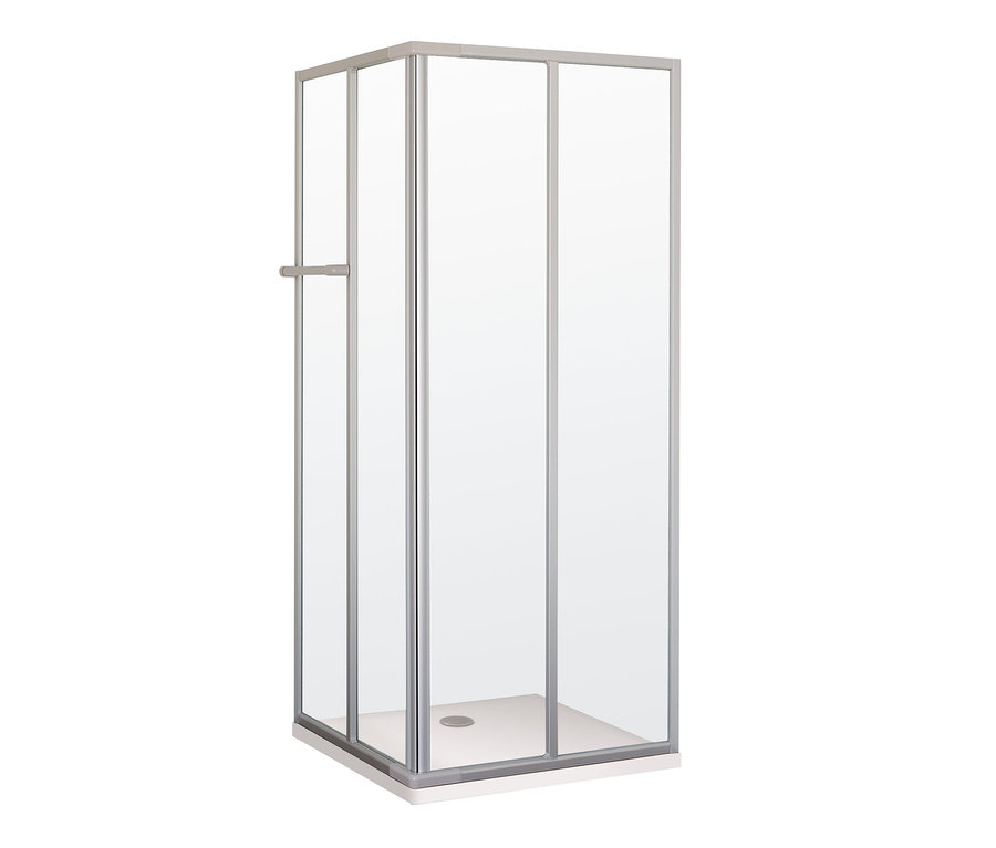 Breuer®-Dusche »Fara-Kretana« – Eckeinstieg, Schiebetür, 70–80 x 70–80 cm.