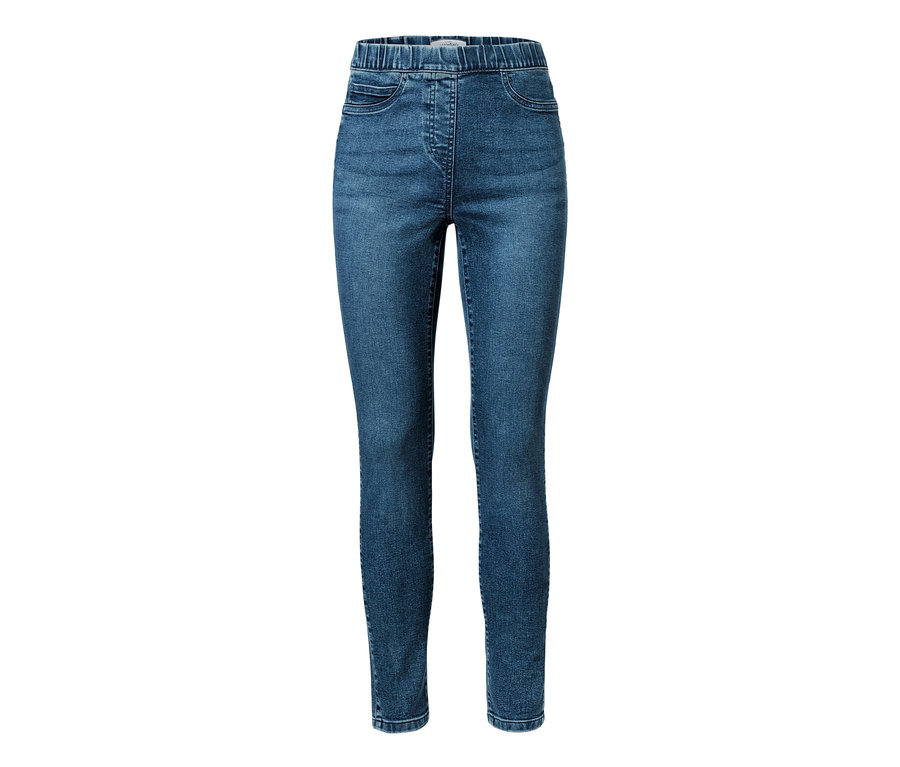 Blaue Treggings.