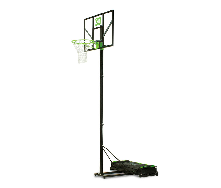 Schwarzer EXIT Basketballkorb »Comet« mit weißem Netz.