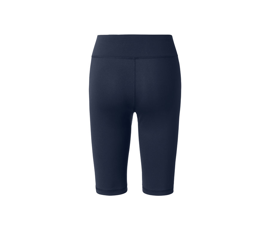 Dunkelblaue Radlerhose.