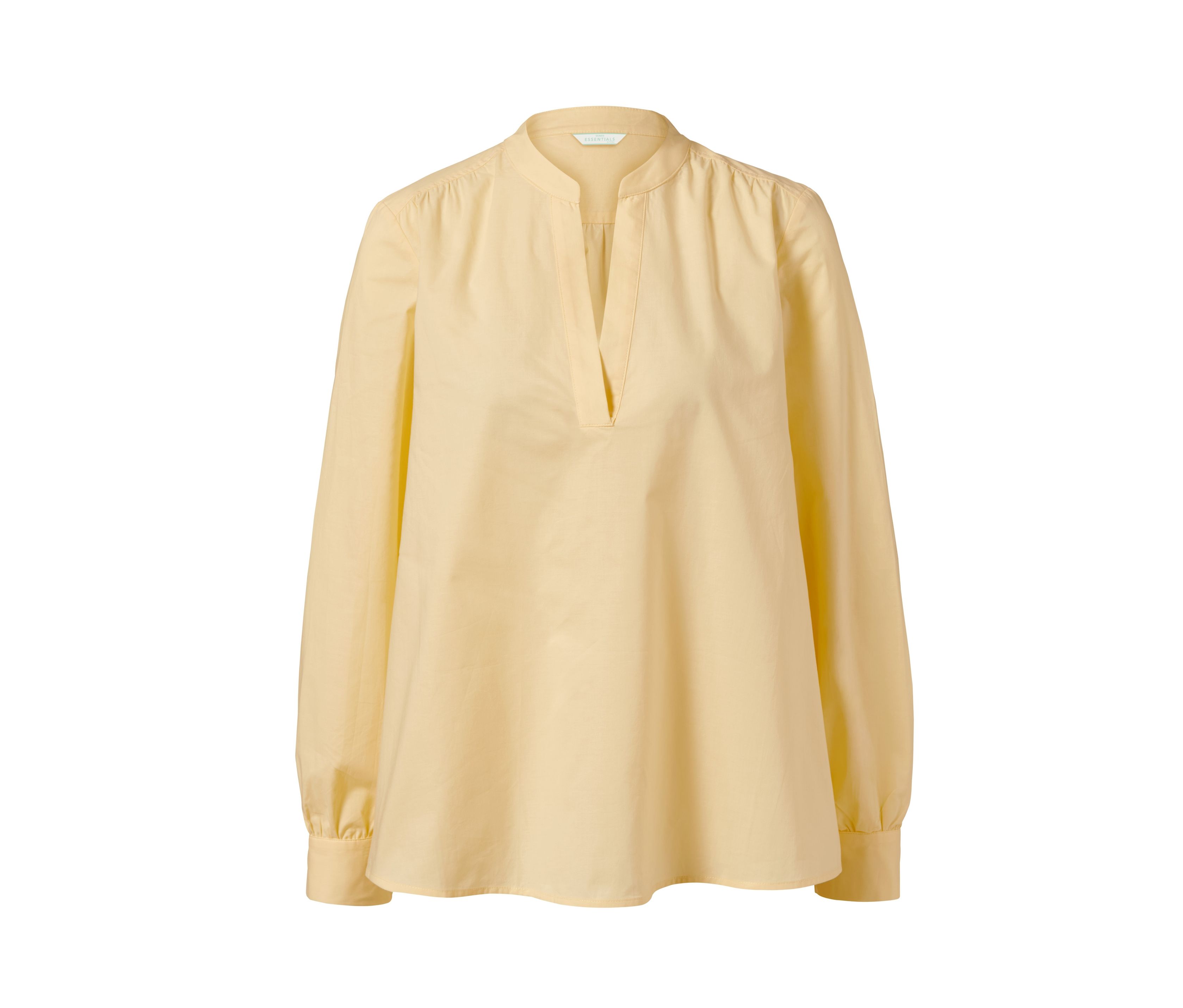 Tchibo - Popeline-Bluse - Damen - Gr. 42 - gelb