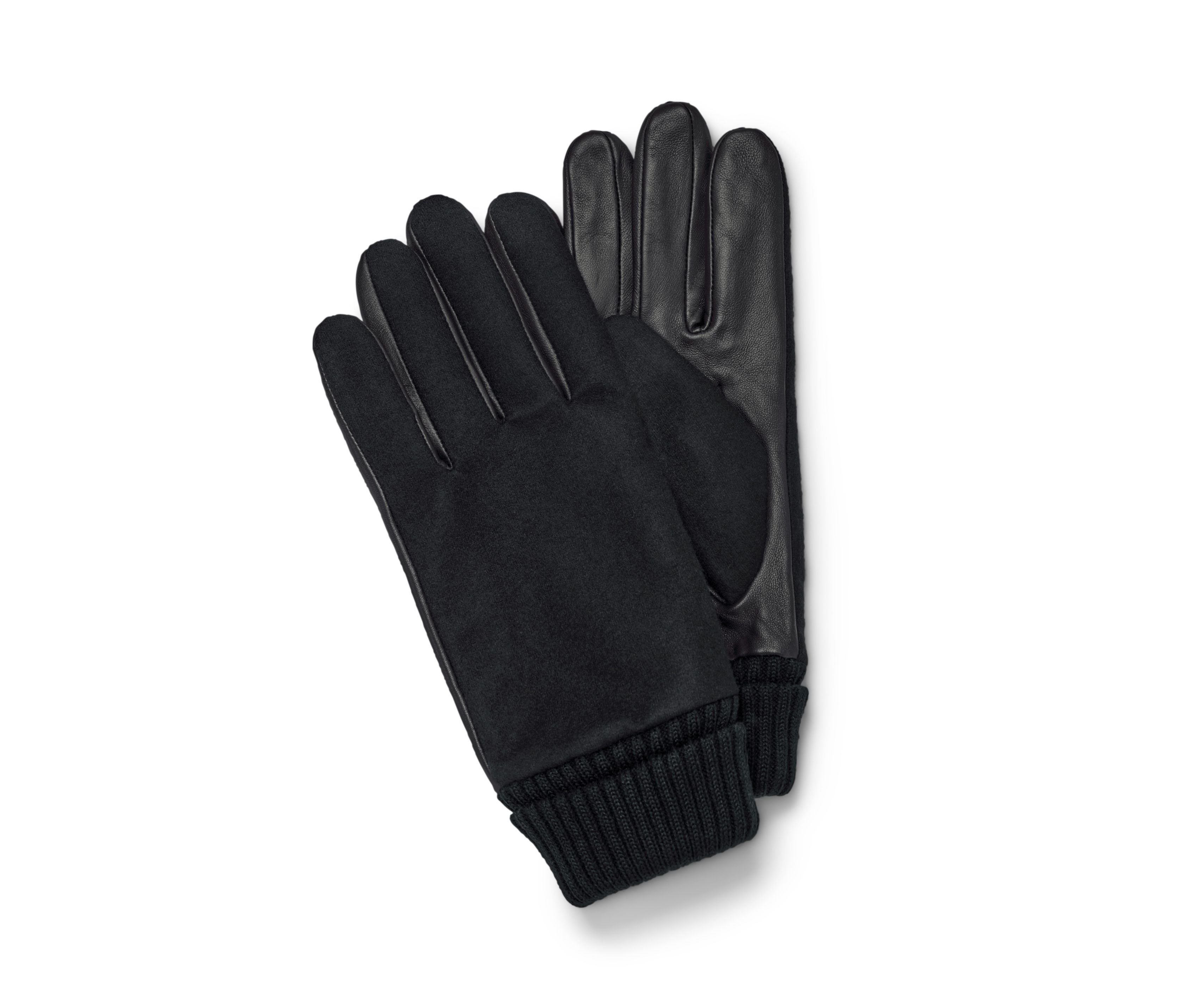 Tchibo - Lederhandschuhe - Herren - Gr. 9,5 - schwarz