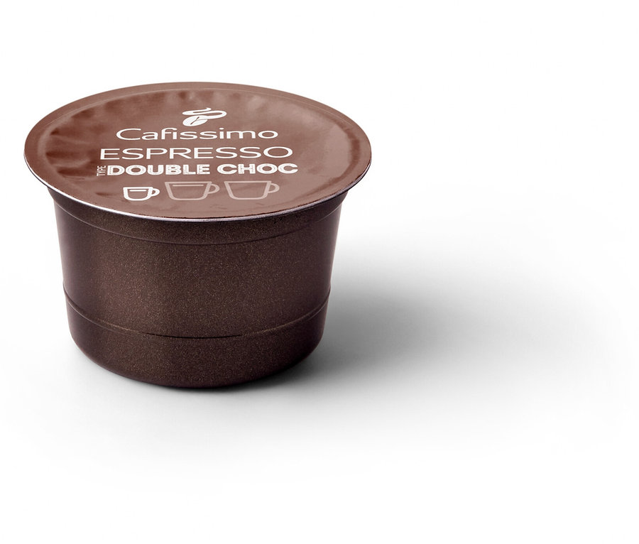 Eine Cafissimo Flavoured Espresso Double Choc Kapsel.
