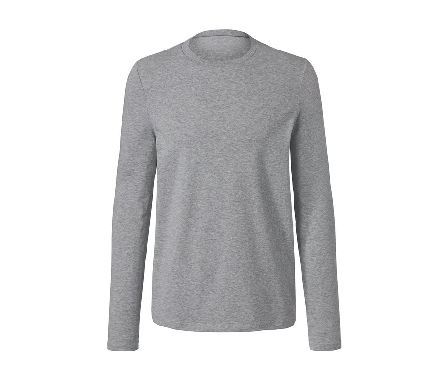 Graues Langarmshirt.