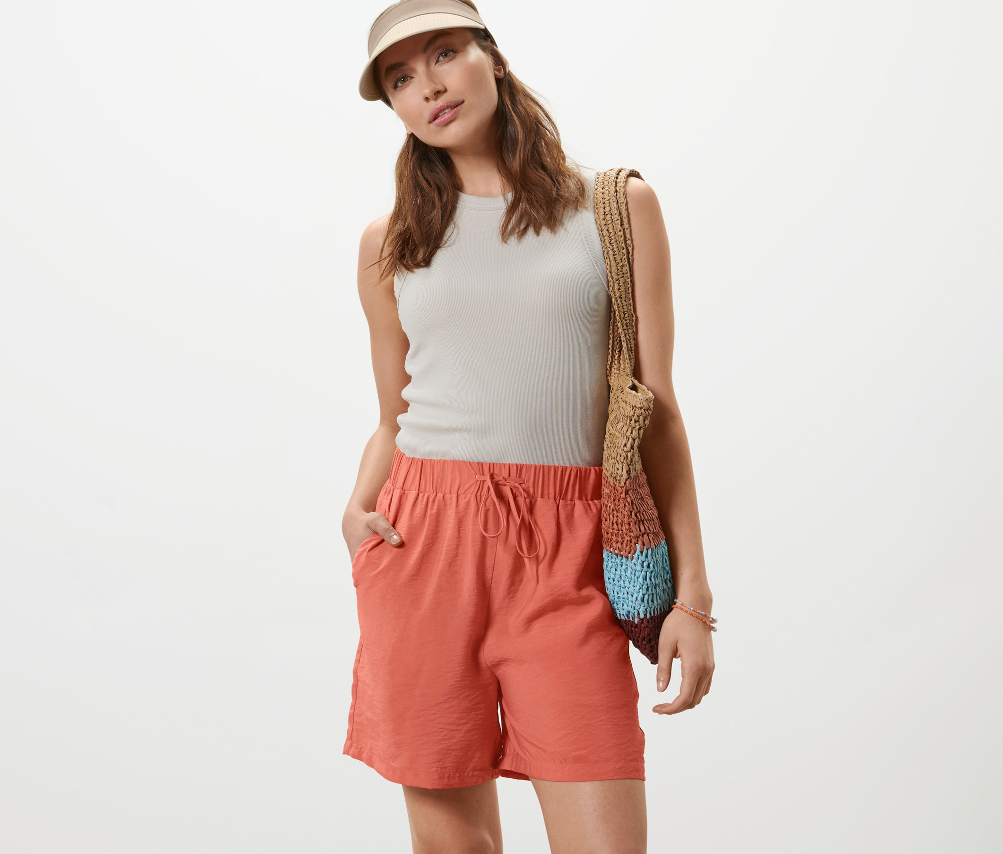 Thumbnail - Tchibo - Shorts - Damen - Gr. 36 - apricot