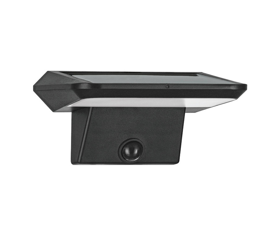 Detailaufnahme der Eglo Solar-Wandleuchte »Porrassa«.