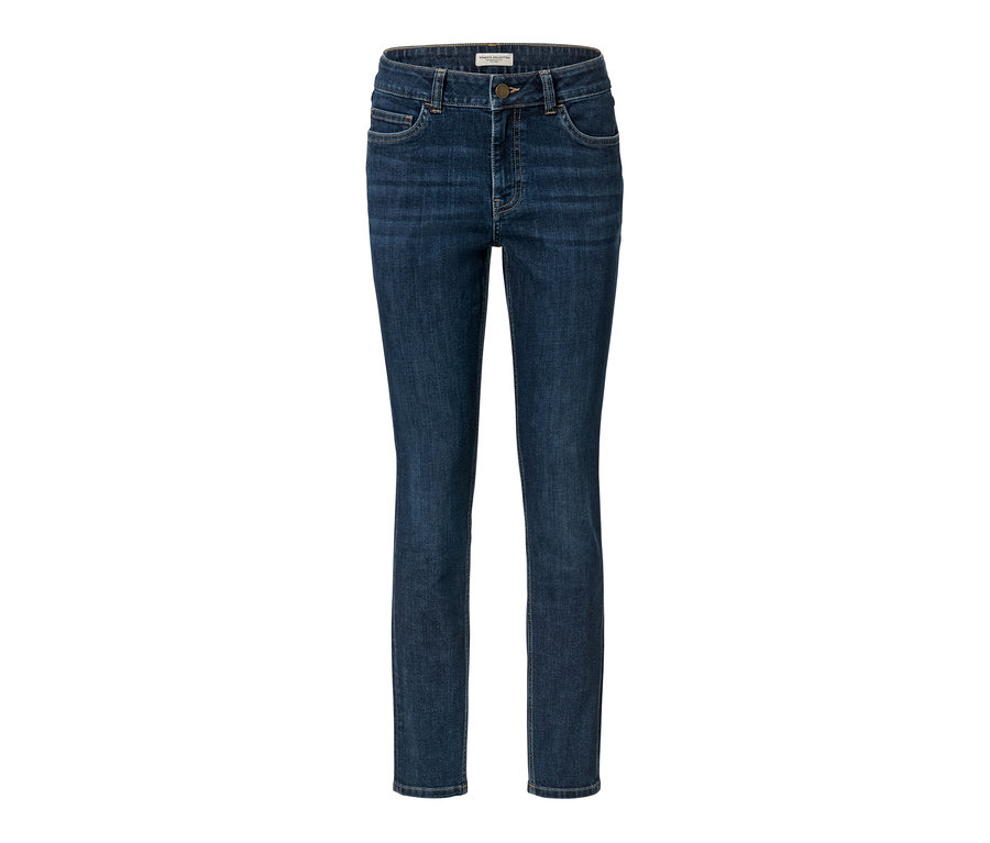 Dunkelblaue Slim Jeans – Fit »Emma«.