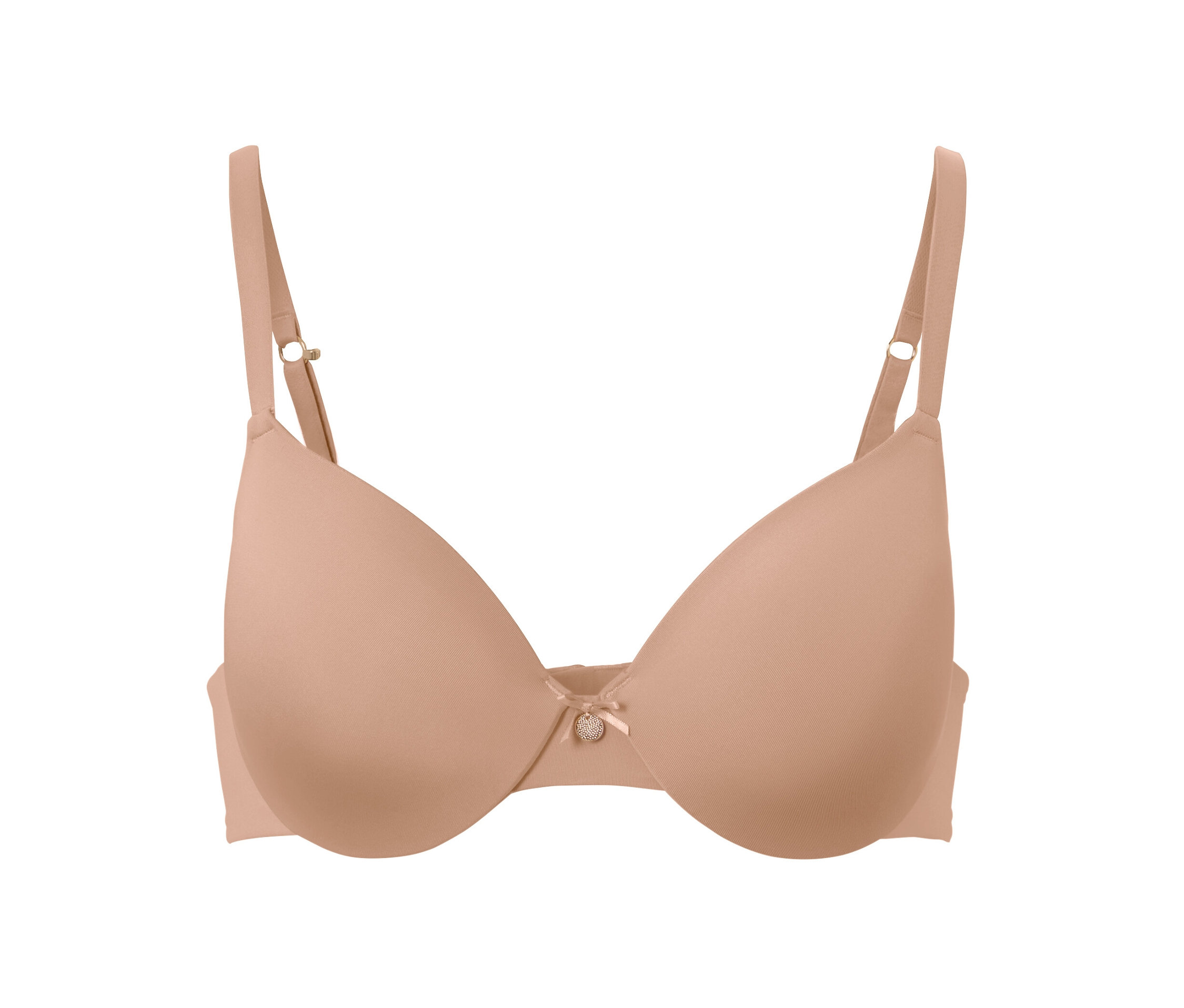 T-Shirt-BH - Damen - Gr. 85C - beige - beige