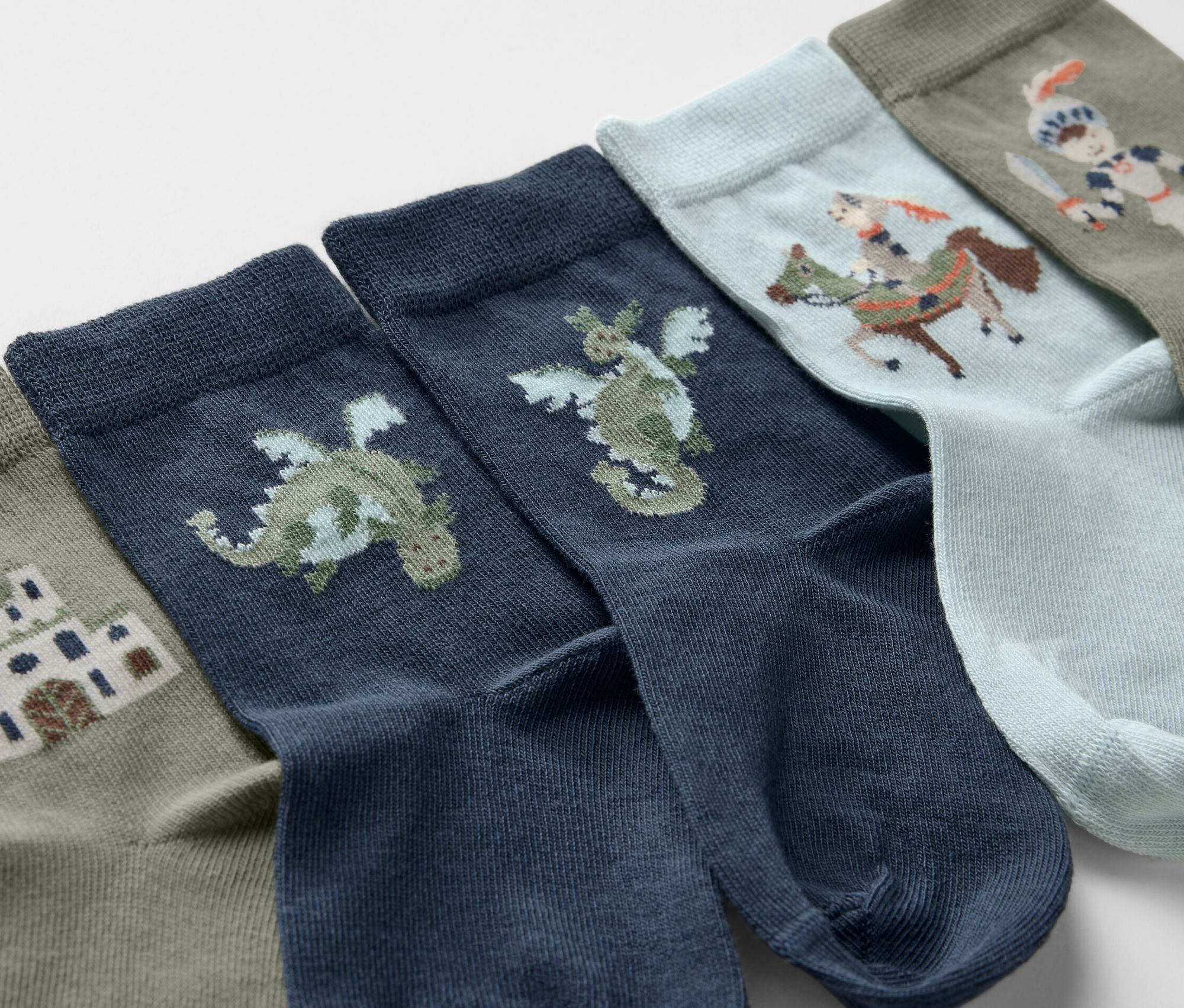 Thumbnail - Tchibo - 7 Paar Kinder-Socken - Herren - Gr. 31-34 - hellblau