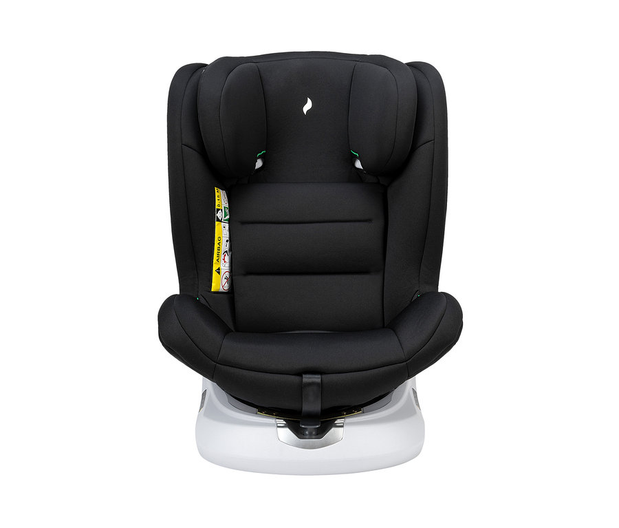 Schwarzer Osann Kindersitz »Four 360 S« von vorne.