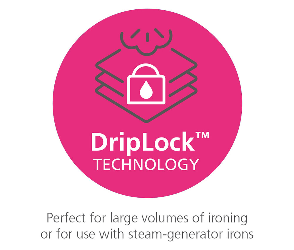 DripLock™ Technologie für Joseph Joseph Bügelbrett »Pocket Plus«.
