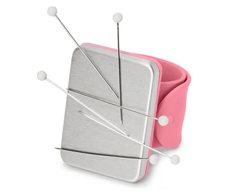 Dolstar Magnetisches Nadelkissen-Armband – Praktischer Nadelhalter Für Handgelenk Mit 3 Edelstahl-Kämmen