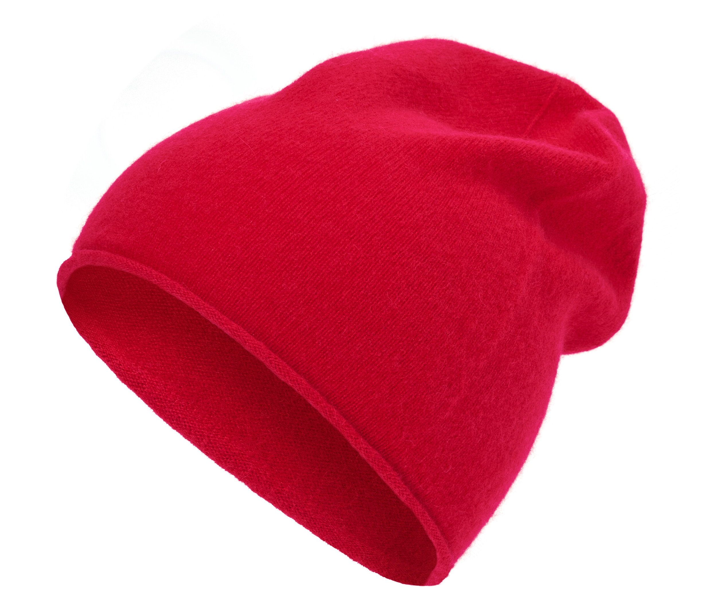 Cashmere-Mütze - rot - rot