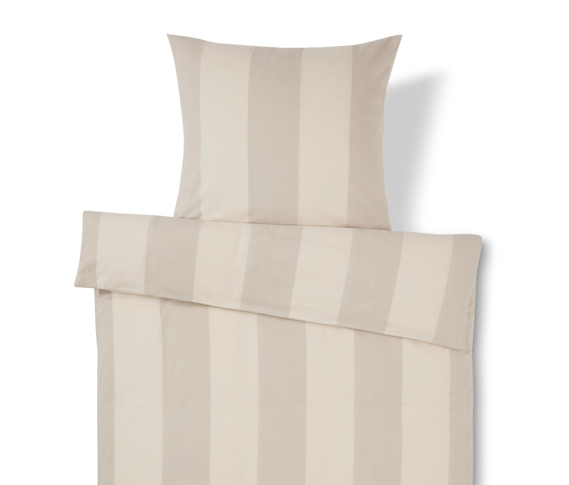 Edelflanell-Bettwäsche - beige - beige