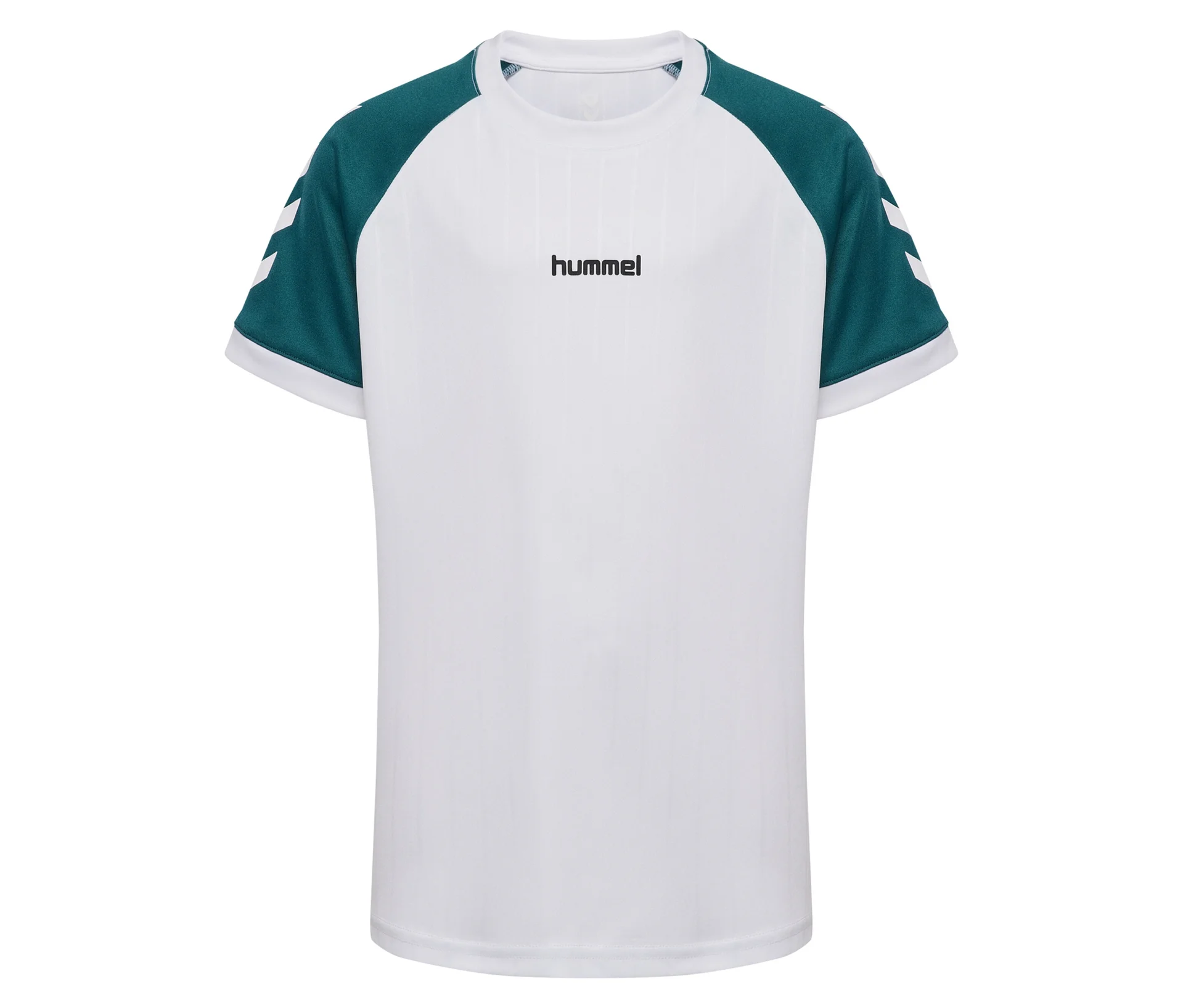 hummel® Hmljr Stripe T-Shirt - Gr. 134/140 - grün