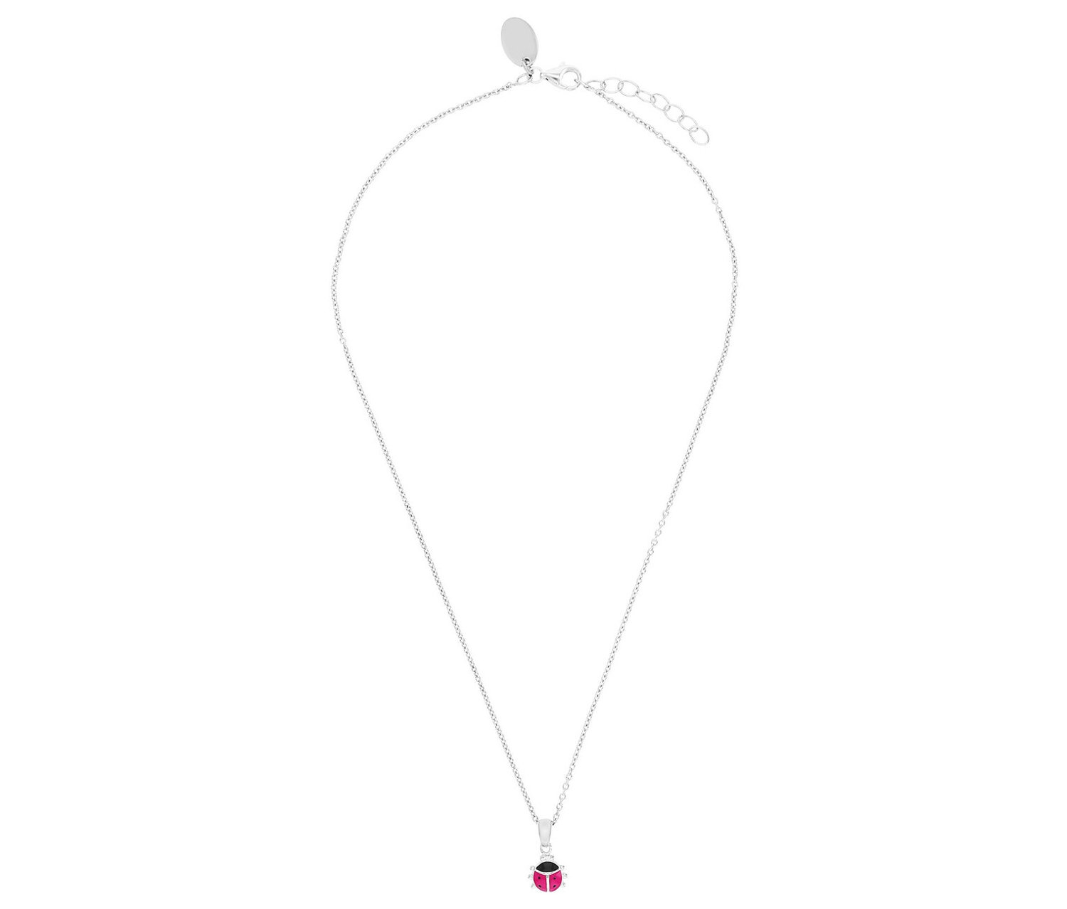 Tchibo - Amor 925 Silber Kinder-Halsschmuck »Marienkäfer« - silber