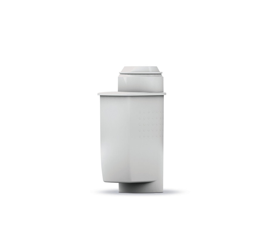 Weißer Brita Aqua Aroma Crema Filter.